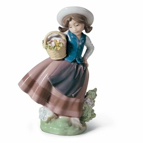 Lladro - Sweet Scent Girl Figurine 3 Lladro - Sweet Scent Girl Figurine