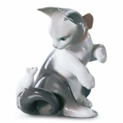 Lladro - Cat And Mouse Figurine