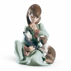 Lladro - Cat Nap Girl