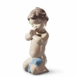 Lladro - A Child's Prayer Boy Figurine