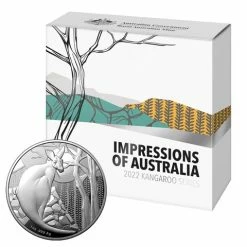 Royal Australian Mint RA Mint - 2022 $1 Silver Proof Coin Kangaroo Series