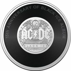 Royal Australian Mint RA Mint - AC/DC 15th Anniv. Black Ice 2023 20c Uncirc. Coin