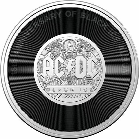 Royal Australian Mint RA Mint - AC/DC 15th Anniv. Black Ice 2023 20c Uncirc. Coin