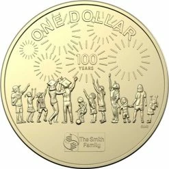 Royal Australian Mint RA Mint - 2022 Uncirculated $1 Coin Smith Family Centenary
