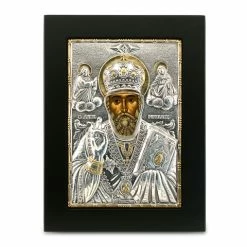 Clarte Icon - St Nicholas Gold 14x19cm