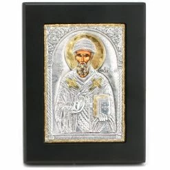 Clarte Icon - St Spyridon Gold 12x15cm