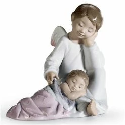 Lladro - My Guardian Angel Pink Figurine