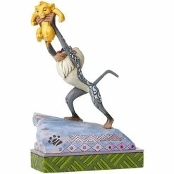 Disney - Lion King Raffiki & Simba On Pride Rock Figurine