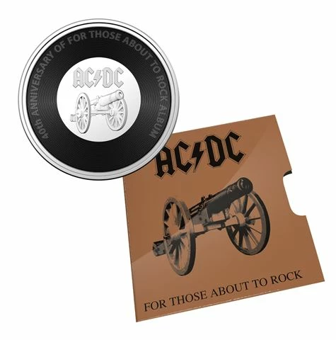 Royal Australian Mint RA Mint - AC/DC 20cent 40th Anniv For Those About To Rock
