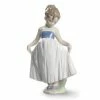 Lladro - Look At My Dress Girl Figurine