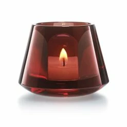 Baccarat - Baby Our Fire Votive Candle Holder Red