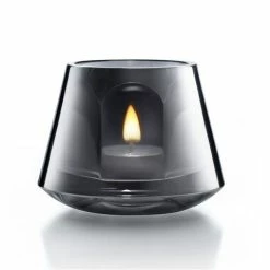 Baccarat - Baby Our Fire Votive Candle Holder Black