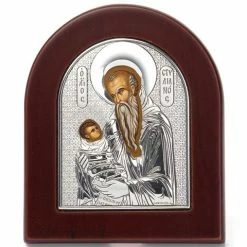 Clarte Icon - Silver Axion St Stylianos Large