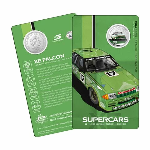 Royal Australian Mint RA Mint - 60 Years Supercars Ford XE Falcon Uncirc. 50 Cent