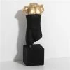Sophia - Male Torso Large Black & Gold