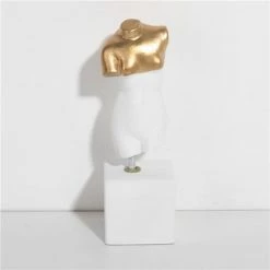 Sophia - Female Torso Small White/Gold