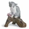 Lladro - Blossoms For The Kitten