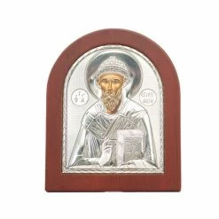 Clarte Icon - St Spyridon Gold 15x19cm