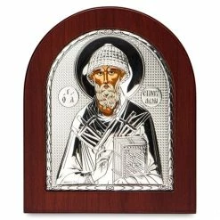 Clarte Icon - St Spyridon 13x11cm