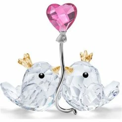 Swarovski Crystal Swarovski - Love Birds Pink Heart