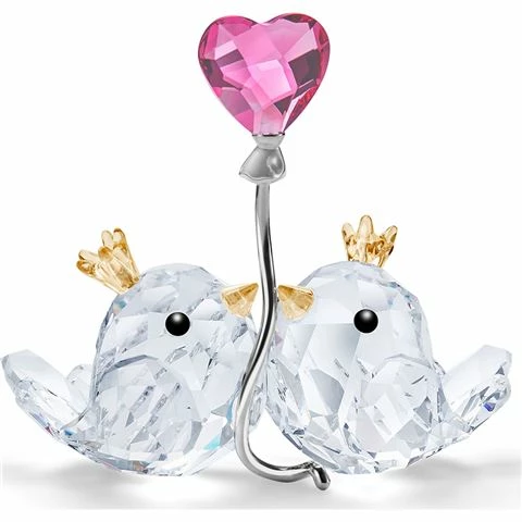 Swarovski Crystal Swarovski - Love Birds Pink Heart