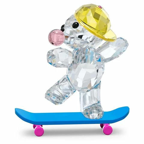Swarovski Crystal Swarovski - Kris Bear Skaterbear Figurine